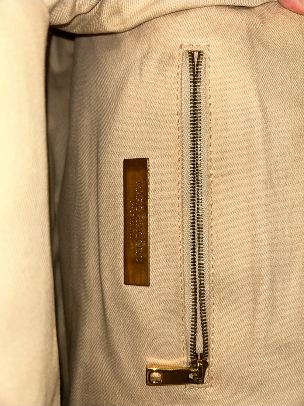 Marc Jacobs Quilted Leather Cream Stam Bag - Picture 7 of 8